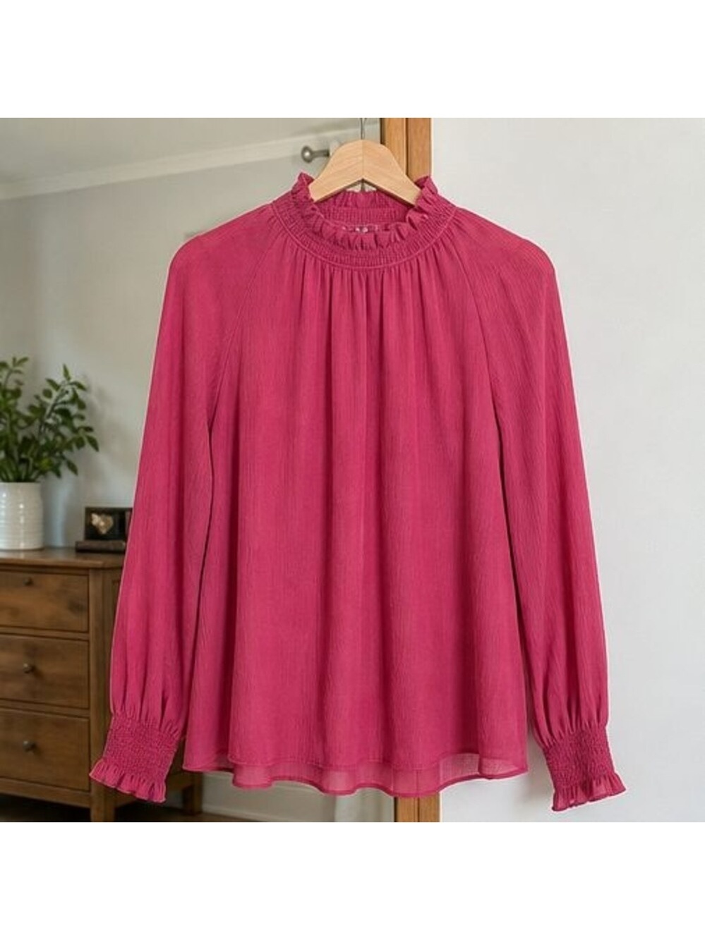 Mauve Puff Sleeve Top